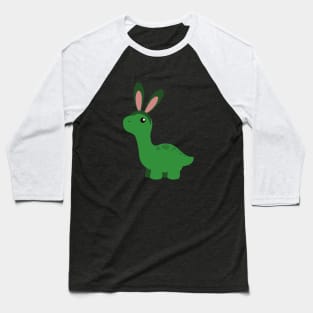 Baby Dinosaur with easter bunny ears Baseball T-Shirt